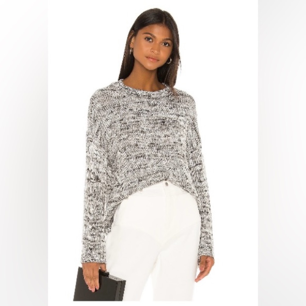 L'Academie Angus Oversized Sweater in Granite